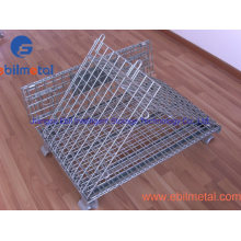 China Wholesale Galvanized Iron Metal Wine Storage Stacking Wire Mesh Cage